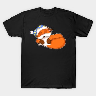 Fox Sleeping Nightcap T-Shirt